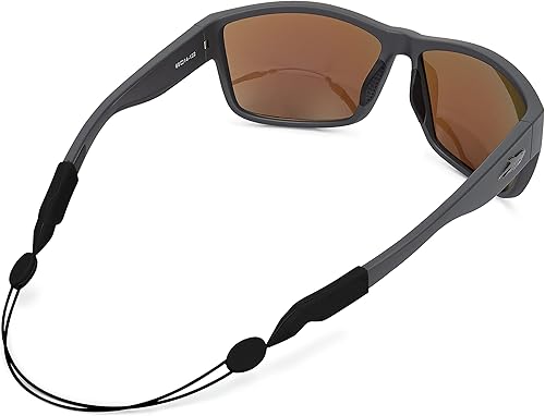 Pilotfish Paquete de 2 correas de retención ajustables para lentes de sol, cordón universal sin cola para el cuello con extremos antideslizantes