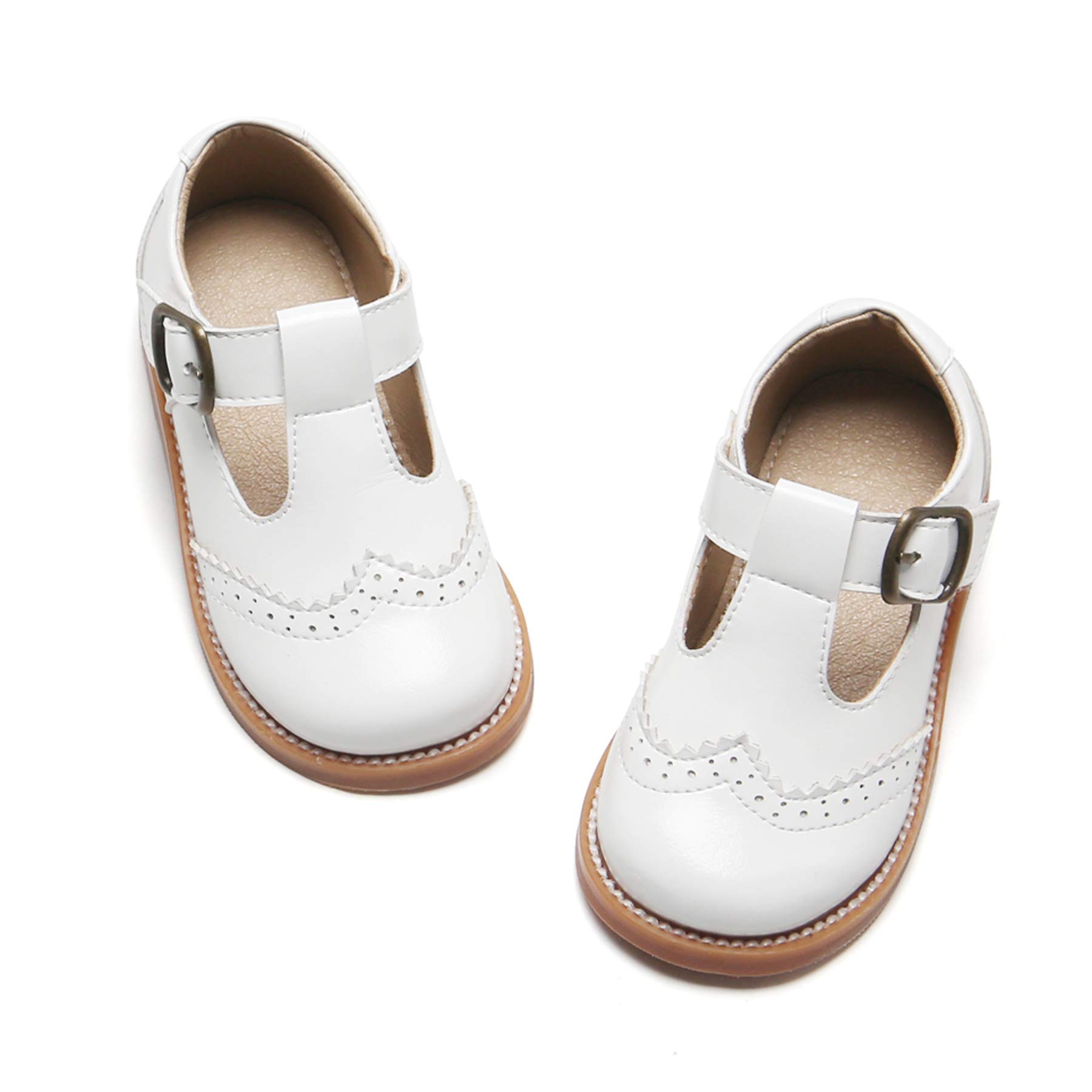 Felix & Flora Toddler Little Girl Mary Jane Dress Shoes - Ballet Flats for Girl Party School Shoes