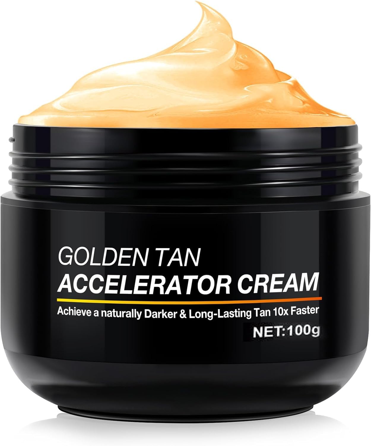 Tanning Accelerator Cream, Long-Lasting Rapid Tanning Cream, Effective in Sun-Beds & Outdoor Sun, Achieve a Natural Tan with Natural Ingredients 100g