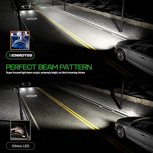 Miniatura 8 de Compatible con Ford F250 F350 F450 F550 Super Duty Truck 2005-2023 con compuesto, 4 bombillas 9008 de haz alto y bajo, 6000 lm, más de 50000 horas