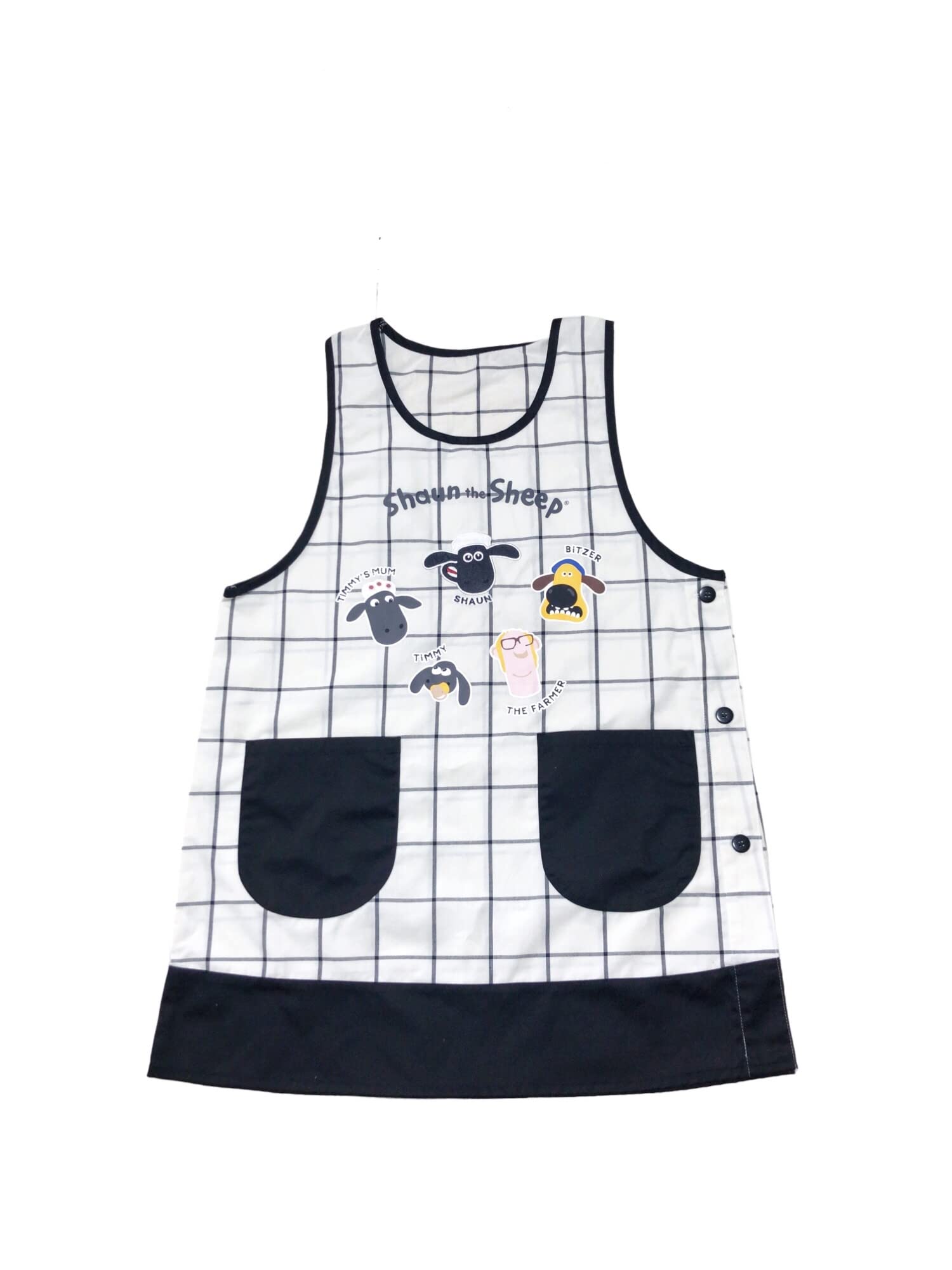 Amazon.co.jp: ひつじのショーン エプロン 保育士 女性用 M-L