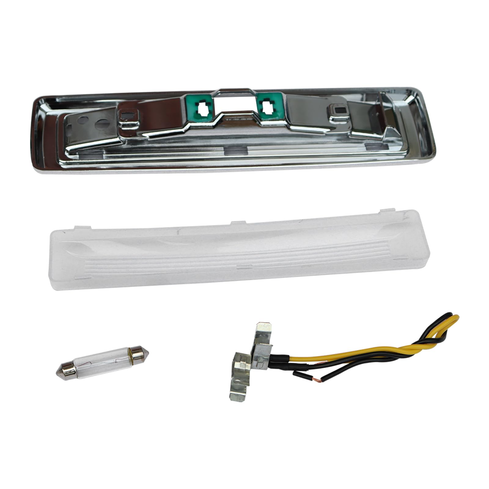 YDDCHF El Camino Dome Light Lens - Dome Light Lens and Base with Wiring and Bulb Compatible with 1978-1987 C-h-evy El Camino 879878