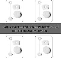 Vista 110 de Silicone Spill Stopper Set Compatible with Stanley Cup 2.0 30oz & 40oz with Straw Cover, Set of 4