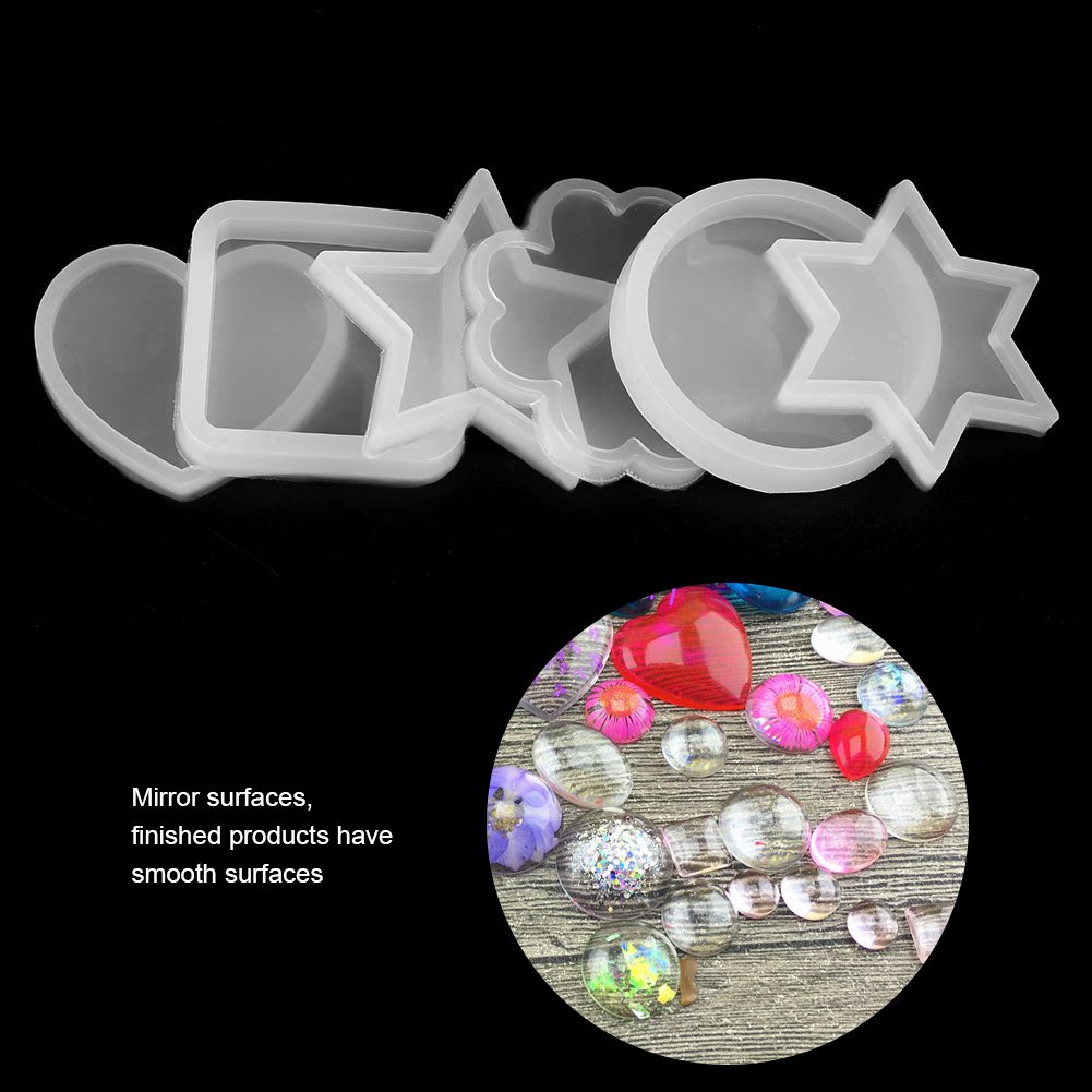 GYSRXS Stampi in Silicone per Candele Stampo 3 Pezzi Silicone Forma di Nuvola Stampi per Resina Epossidica per Candele Fai Da Te,Sapone,Gesso, Decorazioni Pendenti(Trasparente