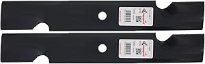 Rotary 3403 2 Mower Blades for Lesco Scag Snapper Toro Windsor 18 Length 2-1/2 Width .2040 Thickness 5/8 Center Hole Fits 36" Deck