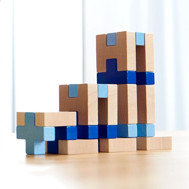 Foto 5 de 8 de HABA 304411 3D Wooden Arranging Game Aerius-20 pcs. for Ages 3 Years and Up (Made in Germany)