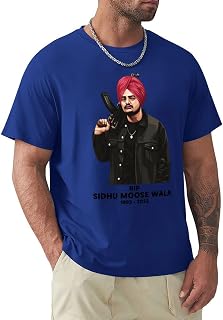 Jimenez Sidhu Muswara T-shirt A Unisex Gift for Fans of The Indian Singer's Supporters Available In A Variety of Colours XXS-4XL