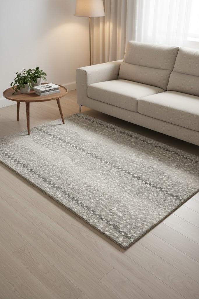 Traditional Hand Tufted Wool Area Rug 100% Wool, Durable & Soft – Perfect for Living Room, Bedroom, Dining Room & Entryway – Antelope Blue (Antelope Grey, 10' x 13')