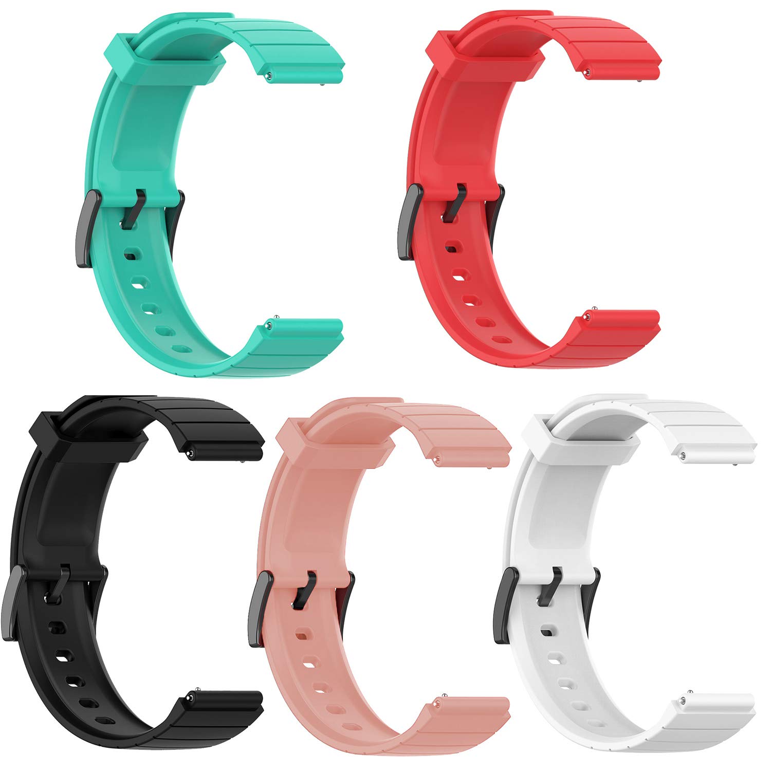 Bracelets Embr Wave 2 silicone souple Lamshaw accessoires de rechange durables pack de 5 - 2