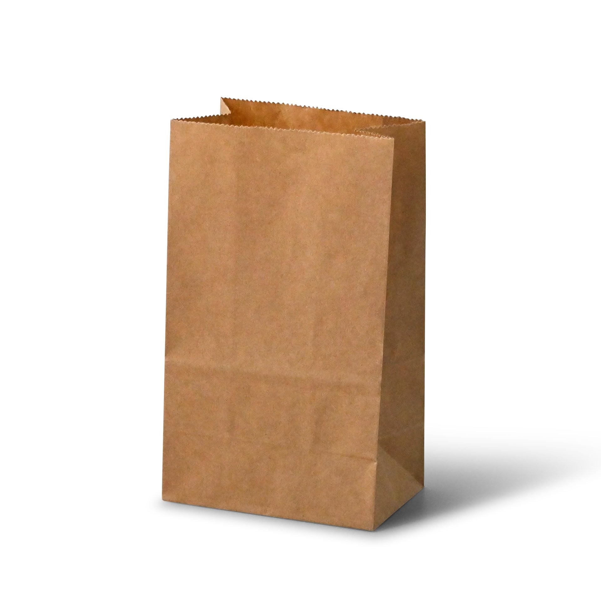 BIOZOYG Petits sacs en papier kraft I Sac en papier marron sac cadeau bio I Sac en papier à fond recyclable I Sac à fond carrée non-blanchi I Sac à fond biodégradable I Taille S