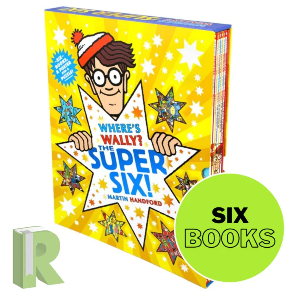 Wheres Wally? The Super Six! by Martin Handford 6 Classic Book | Martin Handford
