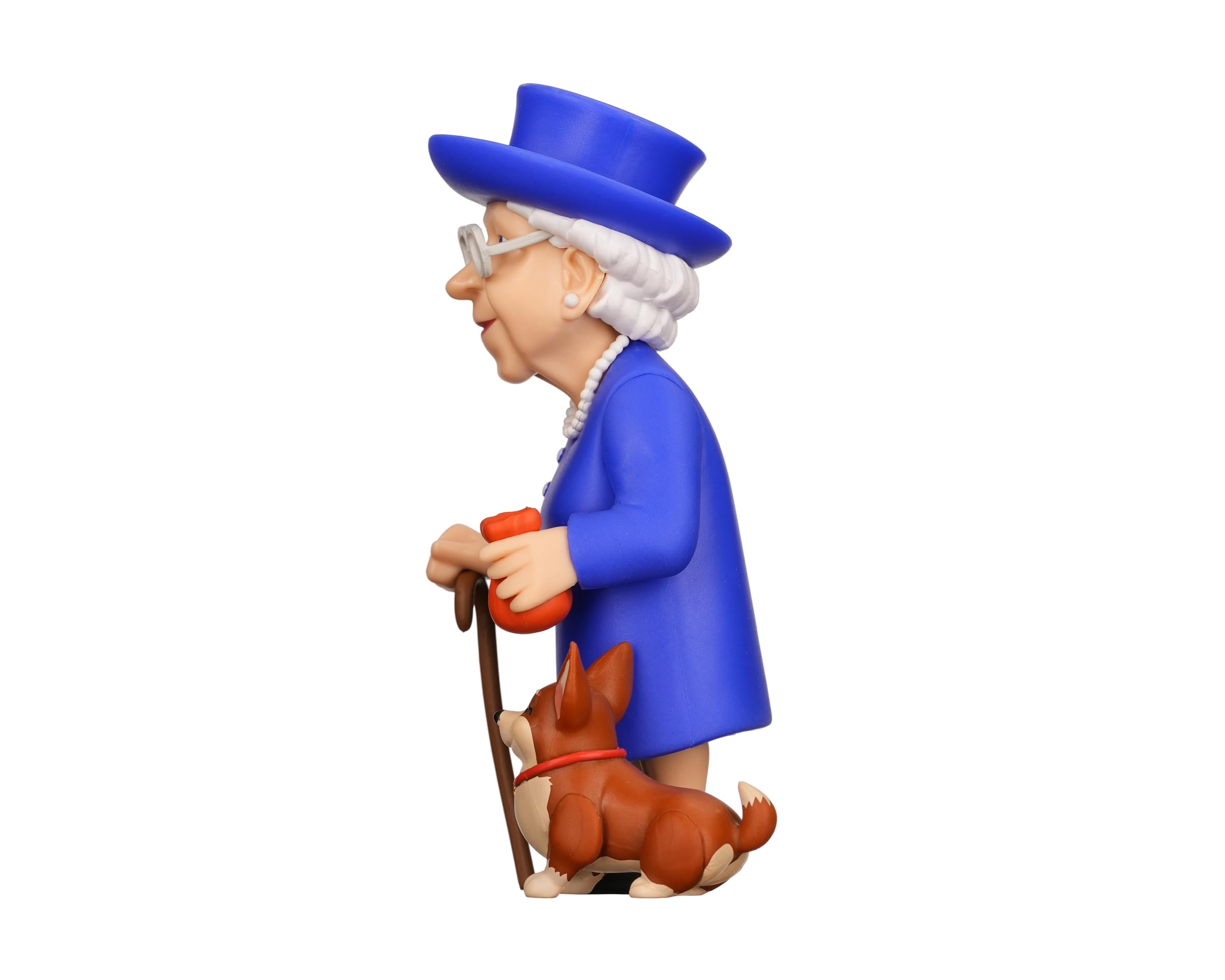 MINIX - Celebrity #26 - Królowa Elżbieta II z jej Corgi - figurka kolekcjonerska 12 cm