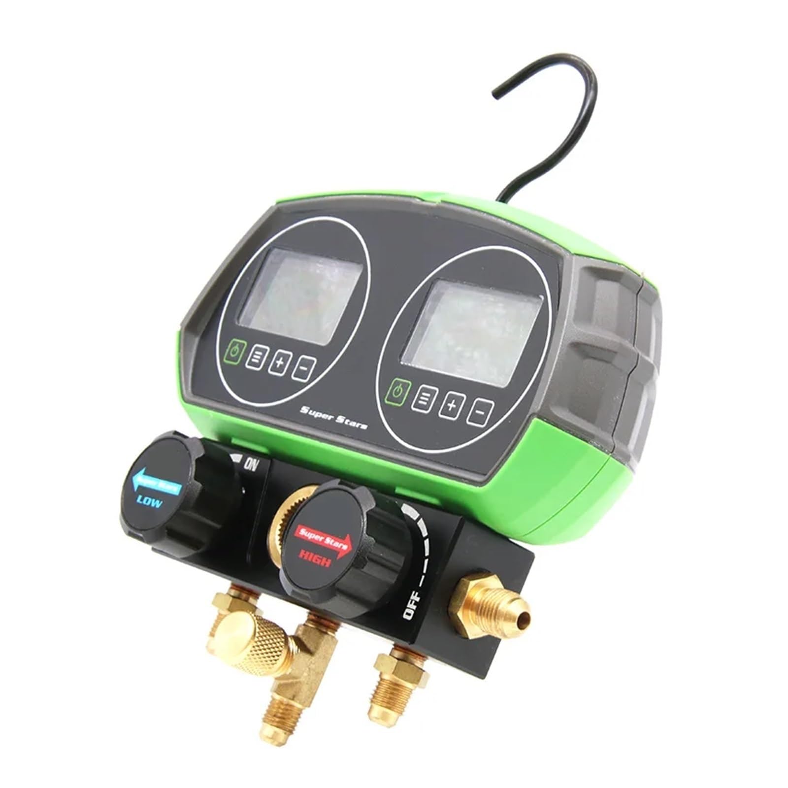 CIRONI Pressure Gauge Manifold Filling Meter (Size : Display Dual Meter)