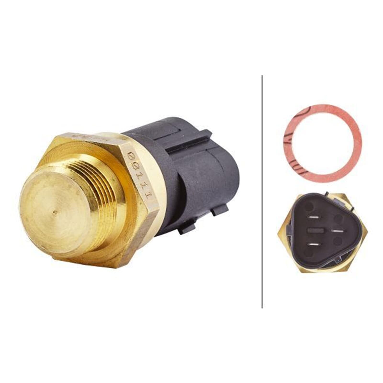 6ZT 007 802-021 HELLA Temperature Switch, Radiator Fan M 22 X 1,5, 12V | Price And Review