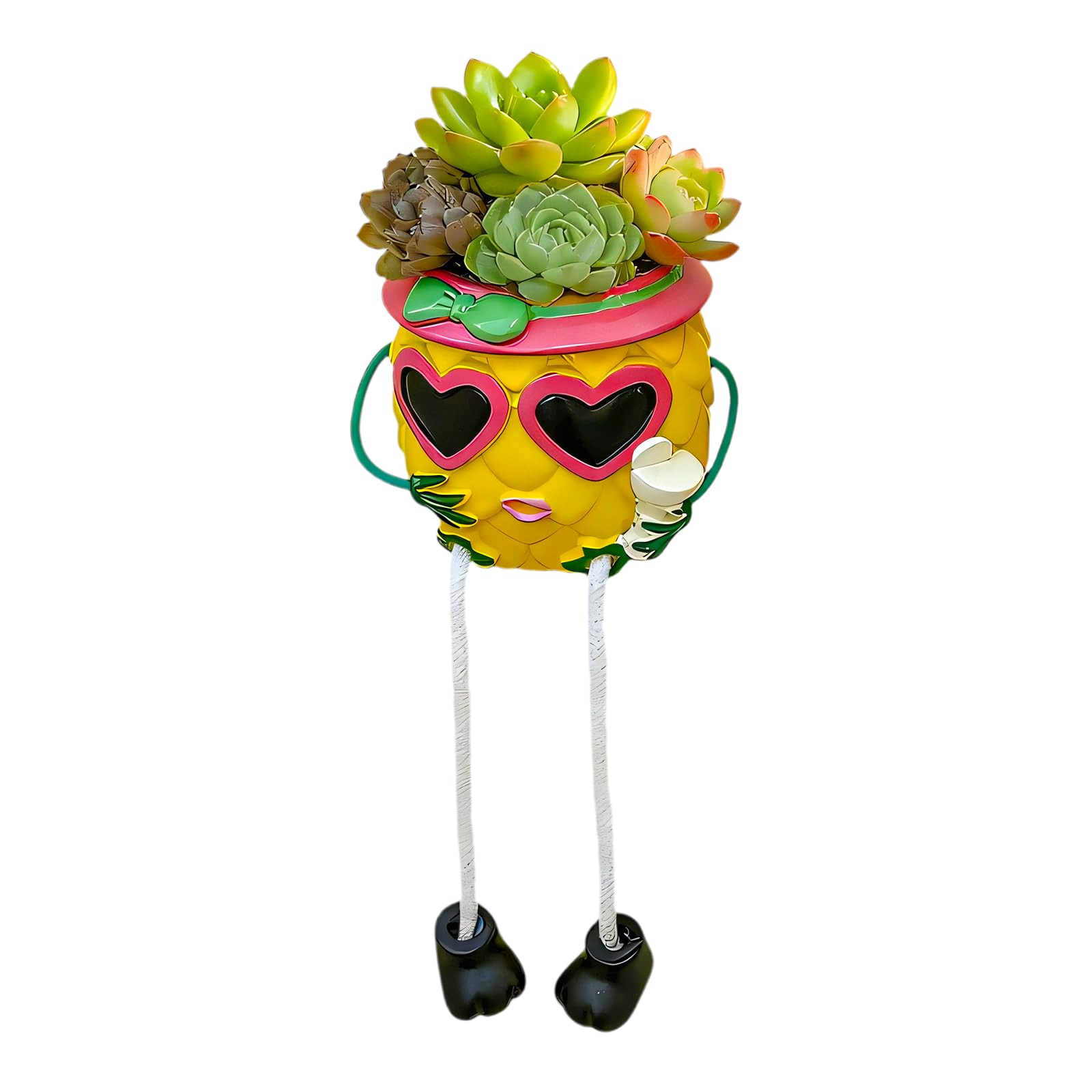 HDOYTXXM Weight Decorative Pineapples Pots Lovely Resins Planter for Succulents for Easy Placement Lovely Shape Resins Planter