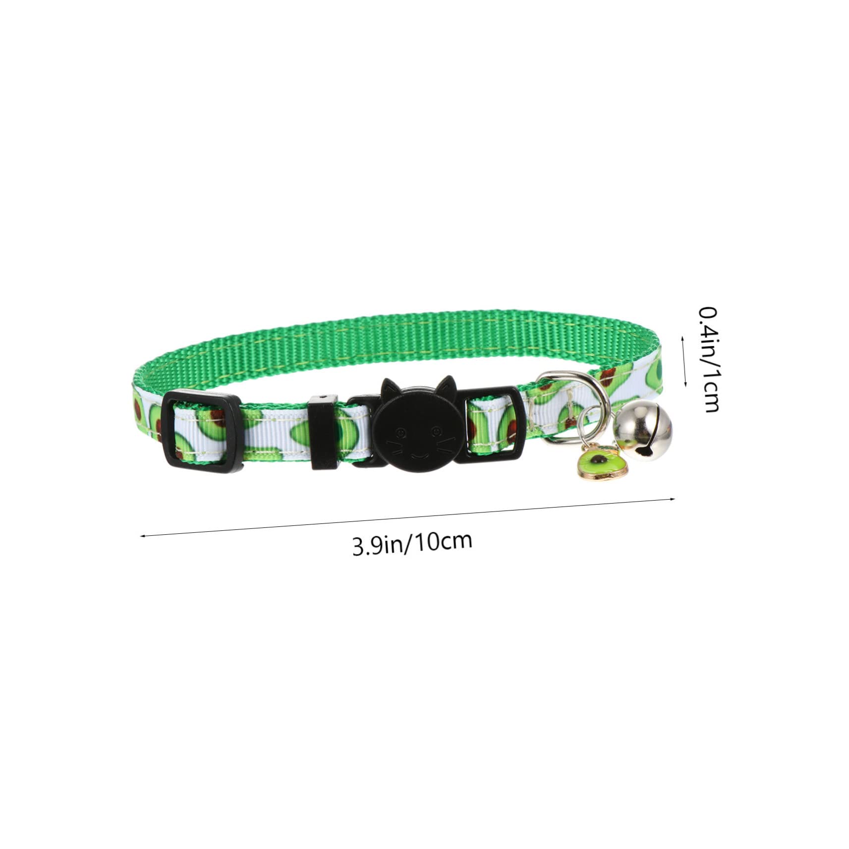 Happyyami 12pezzi Collari Per Gatti Regolabili Con Campanello Set Di Collari Stile Frutta Avocado Ananas Anguria Per Cani e Gatti Colori Vivaci e Comfort Ottimale