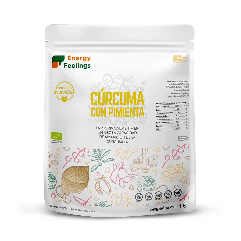 Energy Feelings - Curcuma Nero Pepe Polvere - 1kg