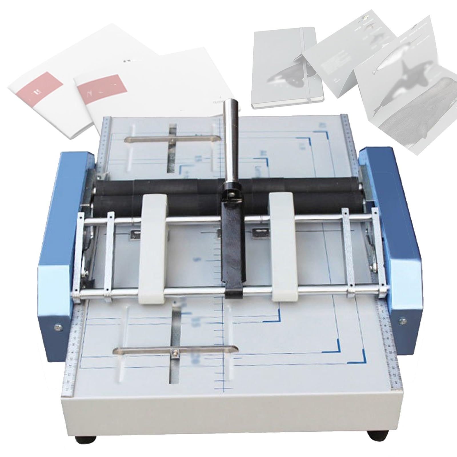 Rilegatrice elettrica – Creatore automatico di libretti, cartella di carta, raccoglitore a punto a sella per opuscoli A3, raccoglitore piatto per rilegatura efficiente dei documenti