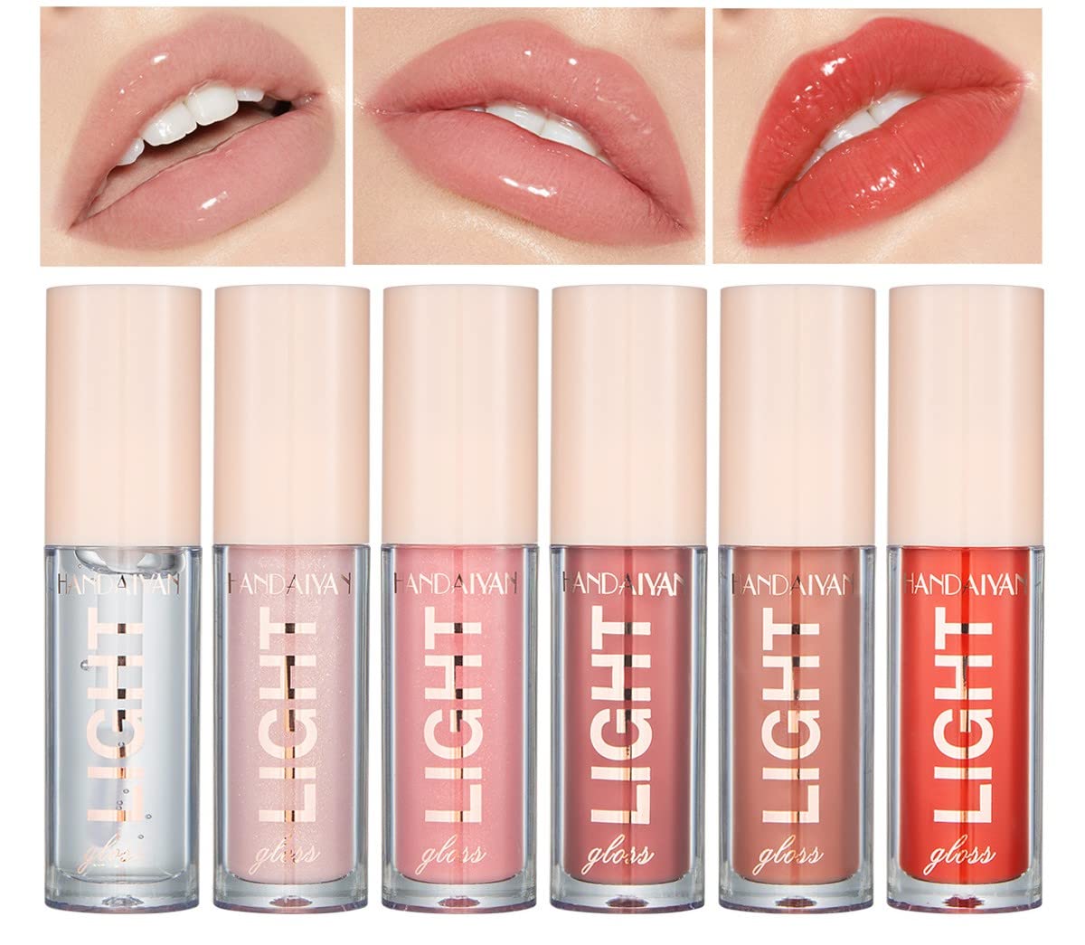 KA CAYLA Handaiyan Lip Gloss For Women – 6 Shades Of Nude Lip Gloss Lip Plumping Lipgloss Lip Oil Transparent Clear Moisturizing Liquid Lipstick For Women And Girls (Lipgloss A Set) KA CAYLA Handaiyan Lip Gloss For Women – 6 Shades Of Nude Lip Gloss Lip Plumping Lipgloss Lip Oil Transparent Clear Moisturizing Liquid Lipstick For Women And Girls (Lipgloss A Set)