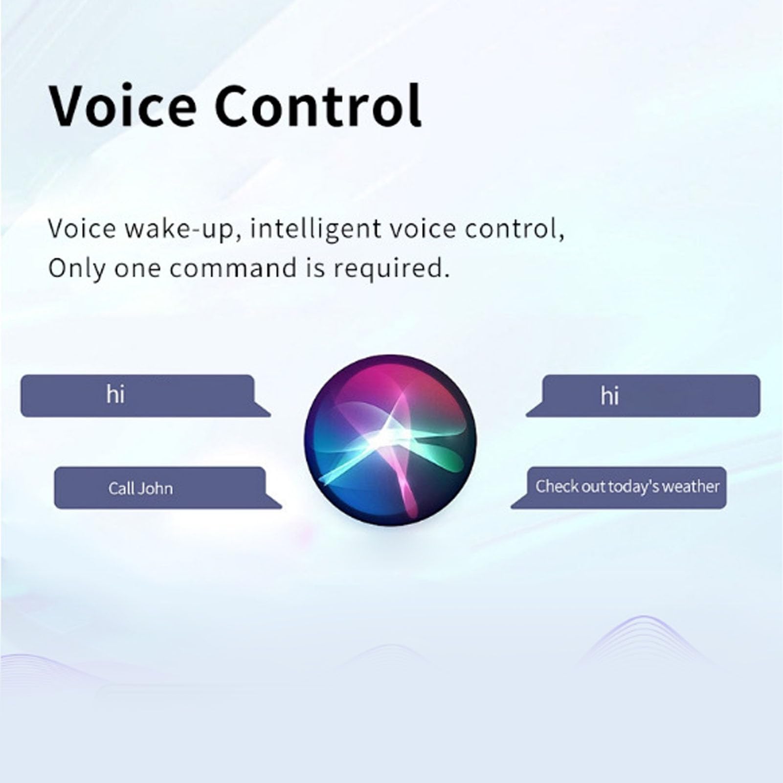 Cuifati Adattatore Wireless per Auto, Convertitore da Cavo a Wireless con Controllo Vocale, connettività Continua, Connessione Automatica, Cavi di Tipo C, Basso Consumo Energetico