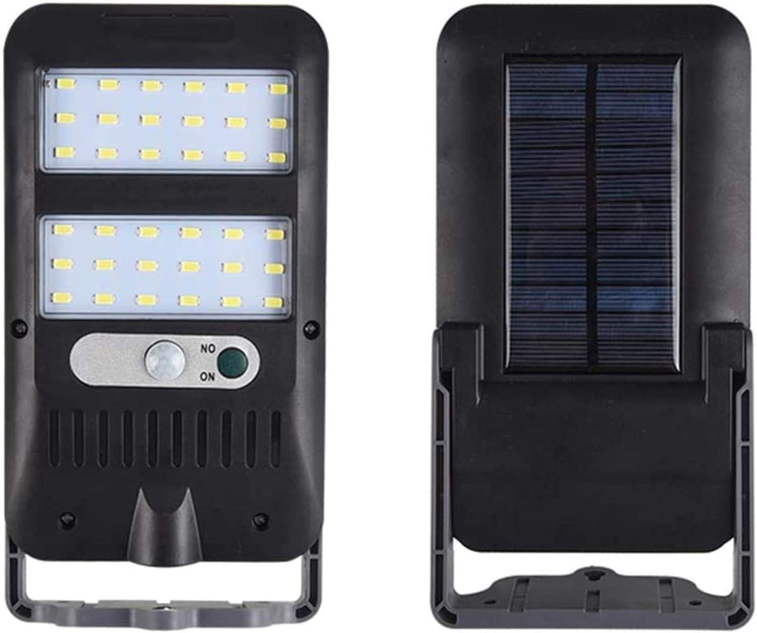 Solar Flutlicht mit PIR Bewegungsmelder, LED Außenwandlampe für Garten und Straßenbeleuchtung, Energieeffizientes Sicherheitslicht