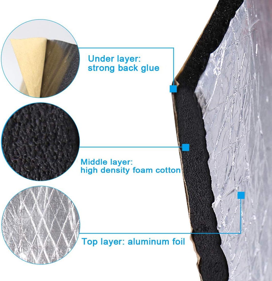 Isolier-Matte 40x40 Zoll (10 Mm) Für Auto – Alum Produktbild-Vorschau 2