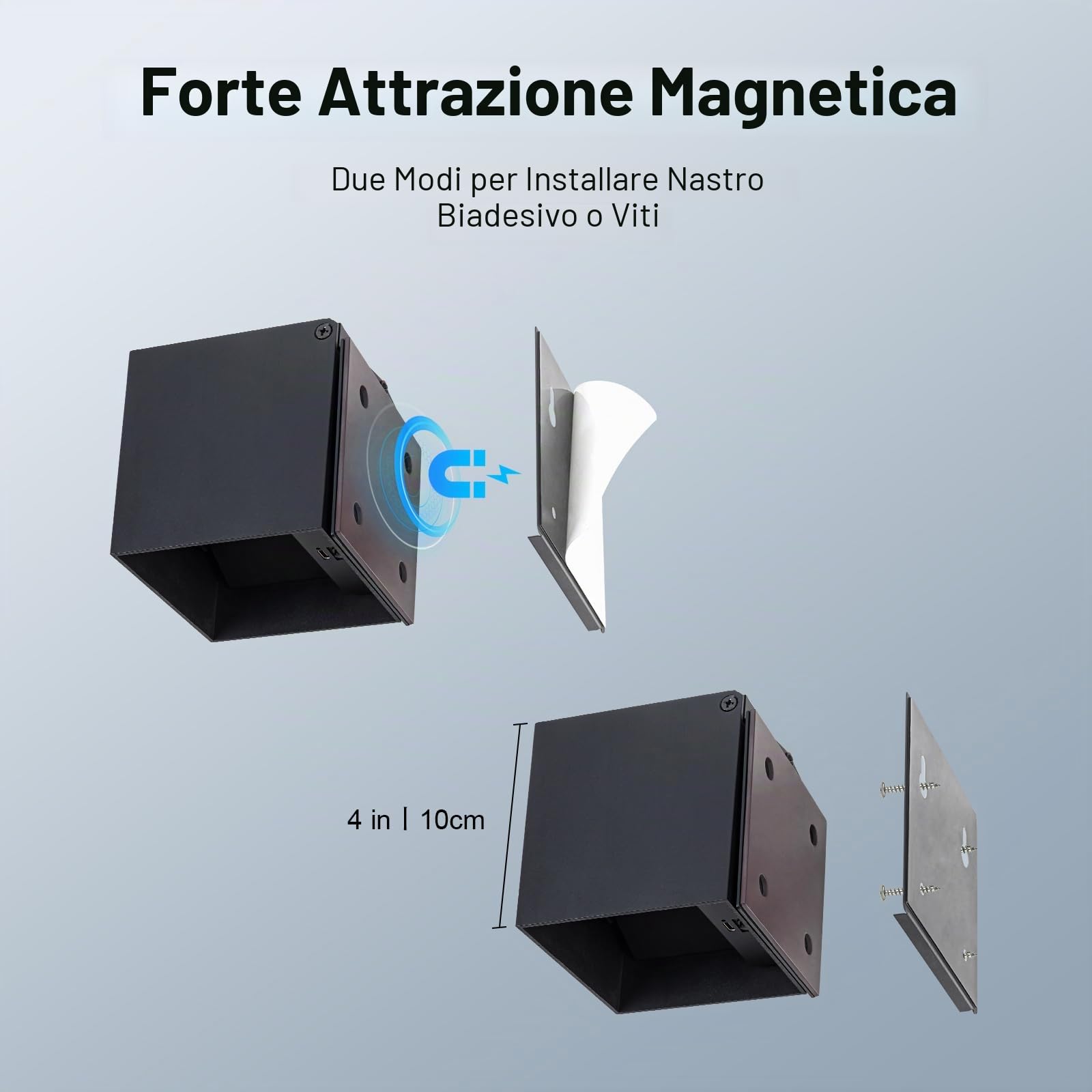 Lampada da parete per interni, batteria 2 pezzi, lampada da parete a LED senza collegamento di alimentazione, 16 colori RGB, 6000 mAh, lampada da parete senza fili per interni con