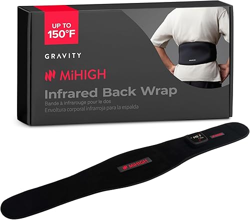 Almohadilla térmica infrarroja para la parte inferior de la espalda, cinturón térmico portátil para la parte inferior de la espalda, envoltura