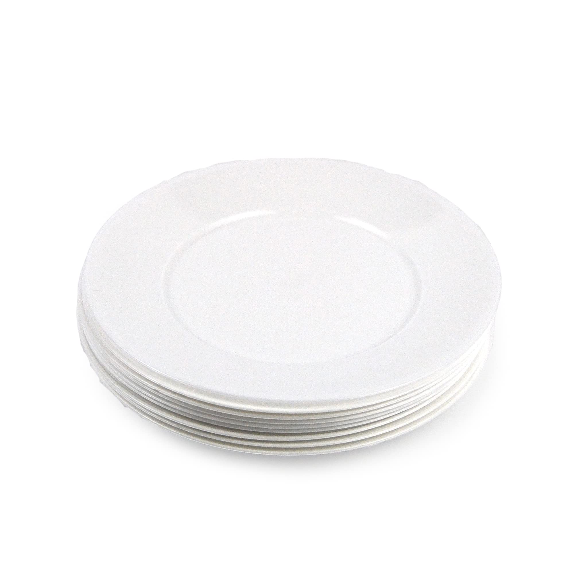 DUE ESSE S.N.C. DI SABATINI ALDO Lot de 60 assiettes blanches réutilisables, diamètre 17 cm, pour apéritif, APERICENA, PARTY, FESTIONS POUR DESSERT ET DESSERTS