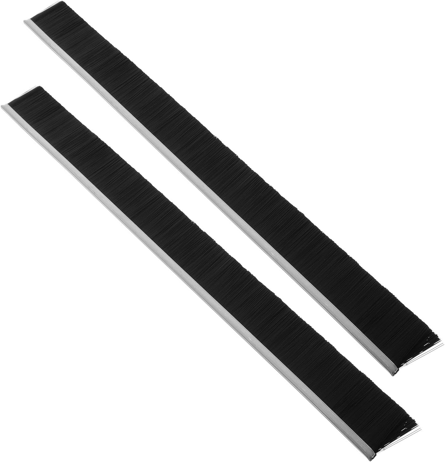 2pcs Mailbox Lid Brush Seal Strip for Office and Mailboxes, Easy Installation, Water Resistant Nylon and Metal Material, Sturdy Letter Box Cleaning Accessory