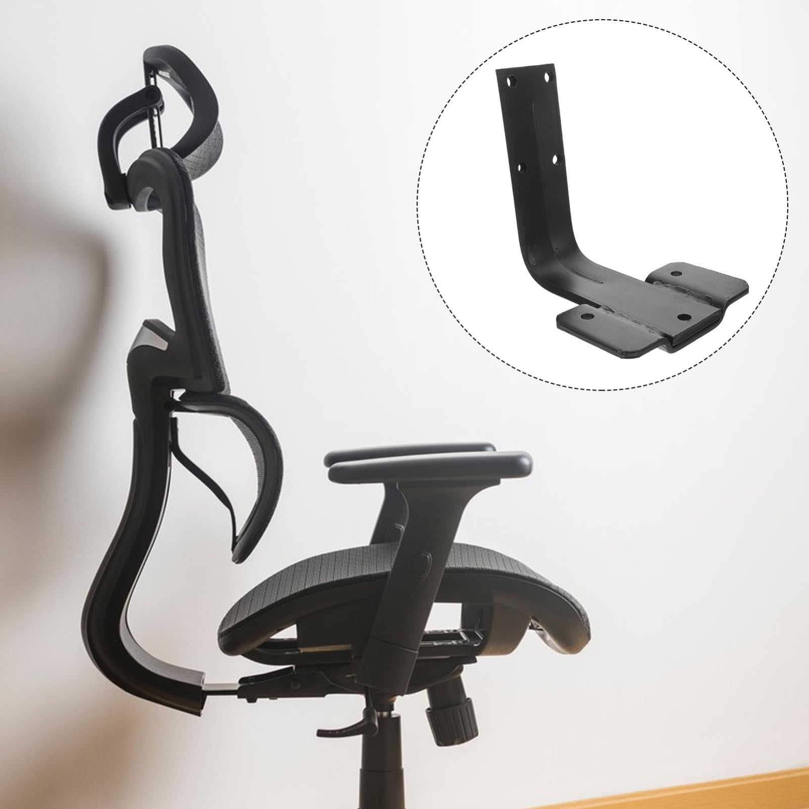 SHINEOFI Soporte para Respaldo De Silla De Oficina Repuestos para Silla Estructura Resistente para Respaldo Reduce El para Oficinas