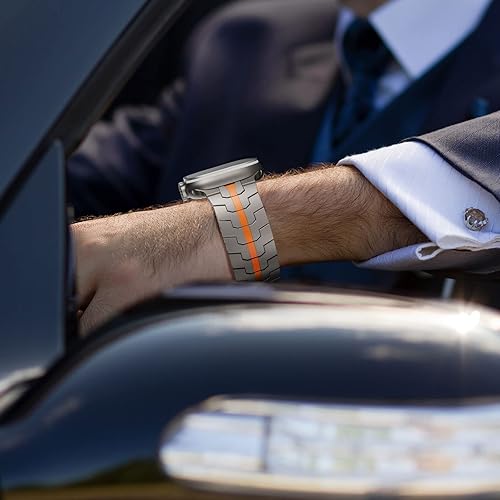 Miniatura 6 de NewWays Stainless Steel Band Compatible with Apple Watch Band