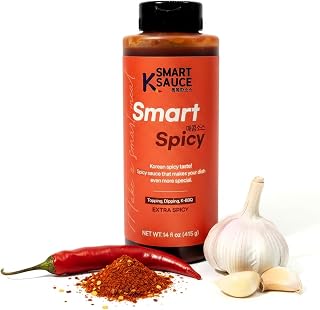 Smart K-Sauce | Korean Spicy Sauce – Sweet & Spicy All-Purpose Chili Sauce for Stir-Fry, Dipping, Noodles & Everyday Cooking, 14oz