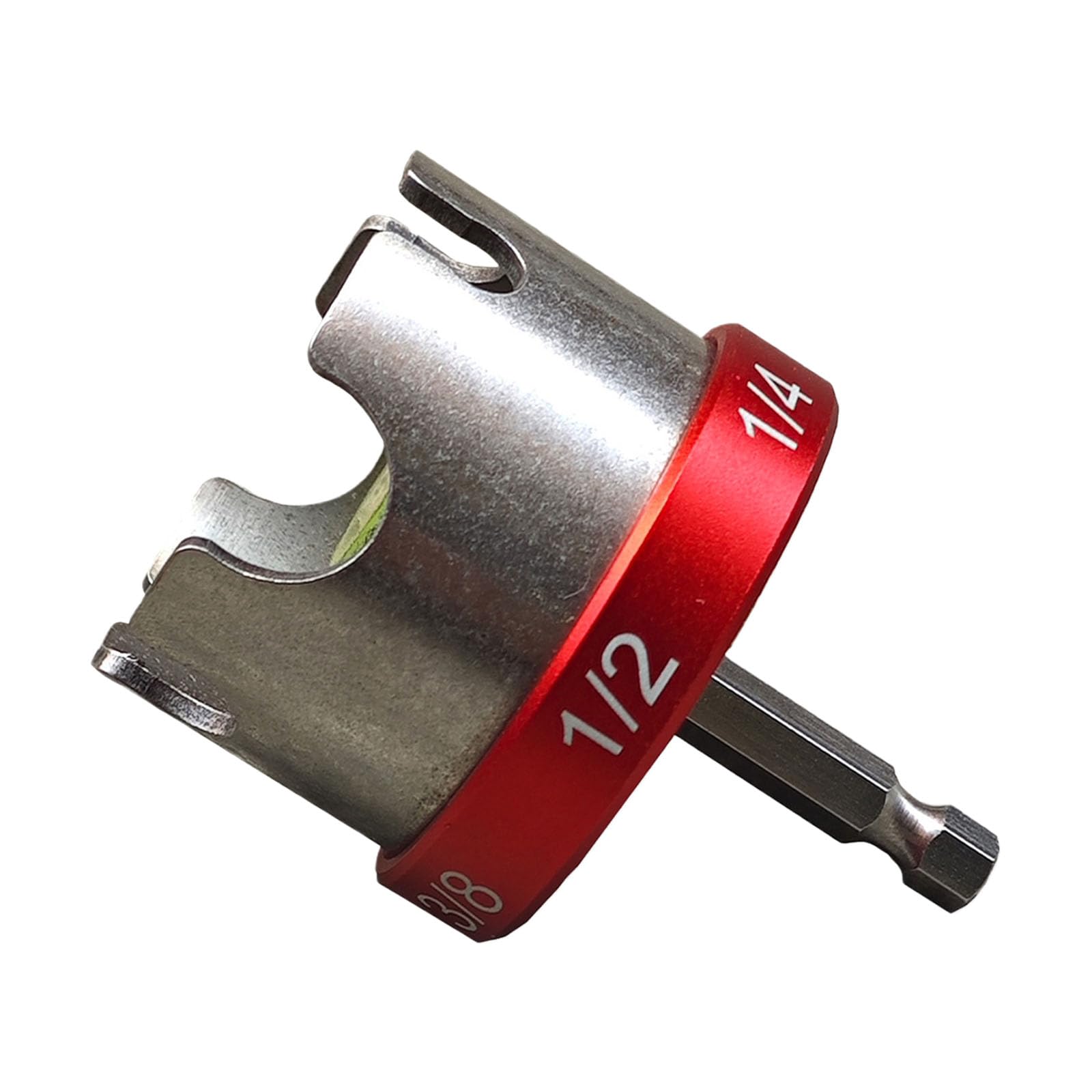 Errory Multicolor 1/4 3/8 1 / 2Inch Removal Bolt Tool Nut Drill Attachment For Nut Drill Attachment Extractor Tool Hexagonal Shank Threaded Rod