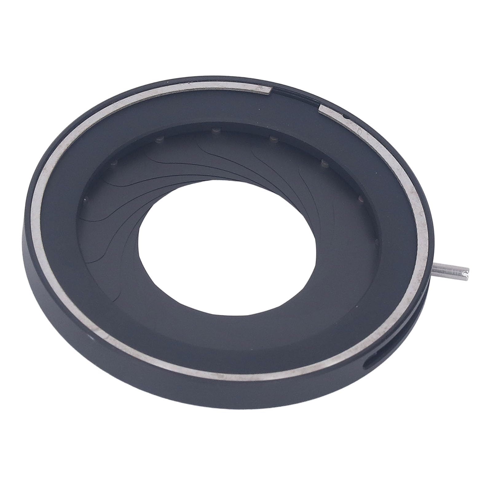 Diaframma a Iride Regolabile in Lega di Alluminio Antiruggine da 244 Mm, Diametro Esterno 60 Mm, Funzionamento Semplice, Diaframma Ad Iride Regolabile per Fotocamere, Adattatore