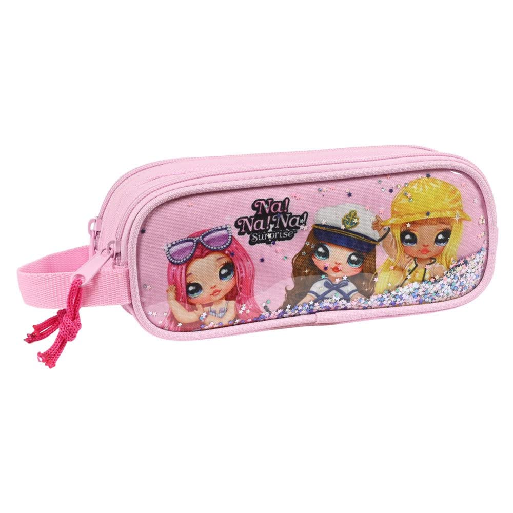 SAFTA 812264513 Nanana Double Case Sparkles 21X8X6Cm, Multicoloured