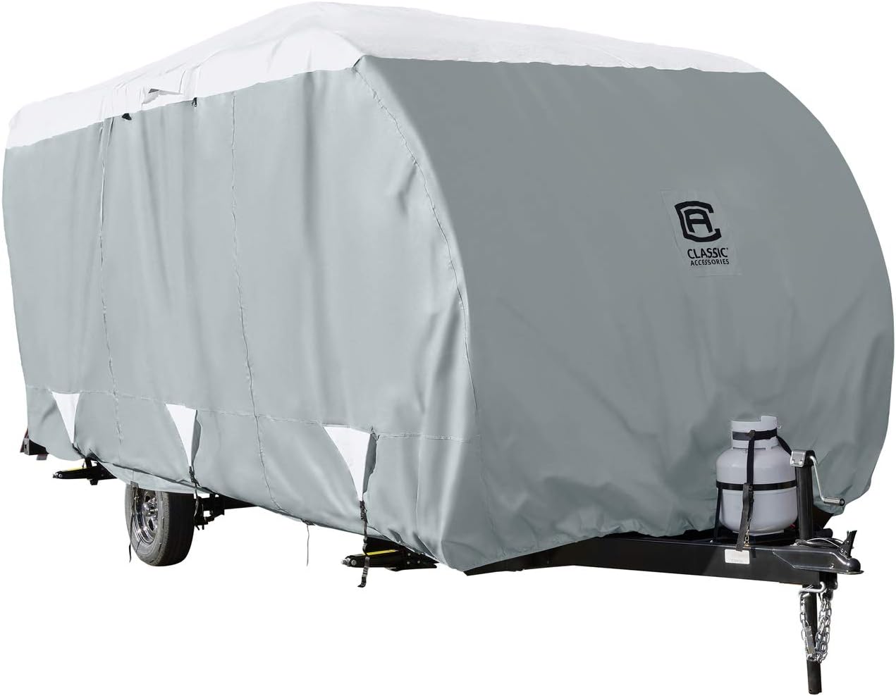 Classic Accessories Over Drive PolyPRO3 Deluxe R-Pod Travel Trailer Cover, 13' 7", RV Cover, Camper Cover, Travel Trailer Cover