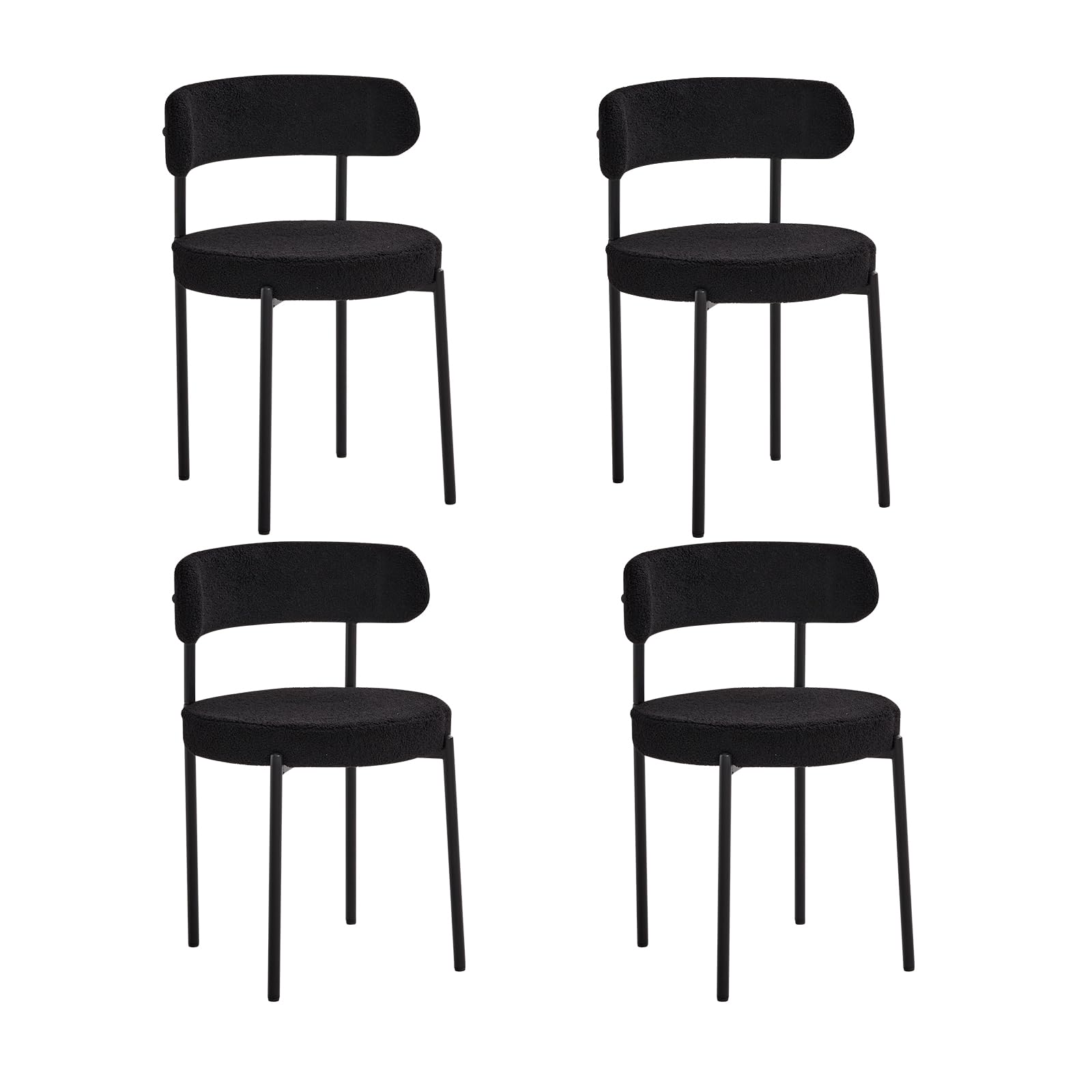 Chaises de salle à manger assise rembourrée contre le mal de dos