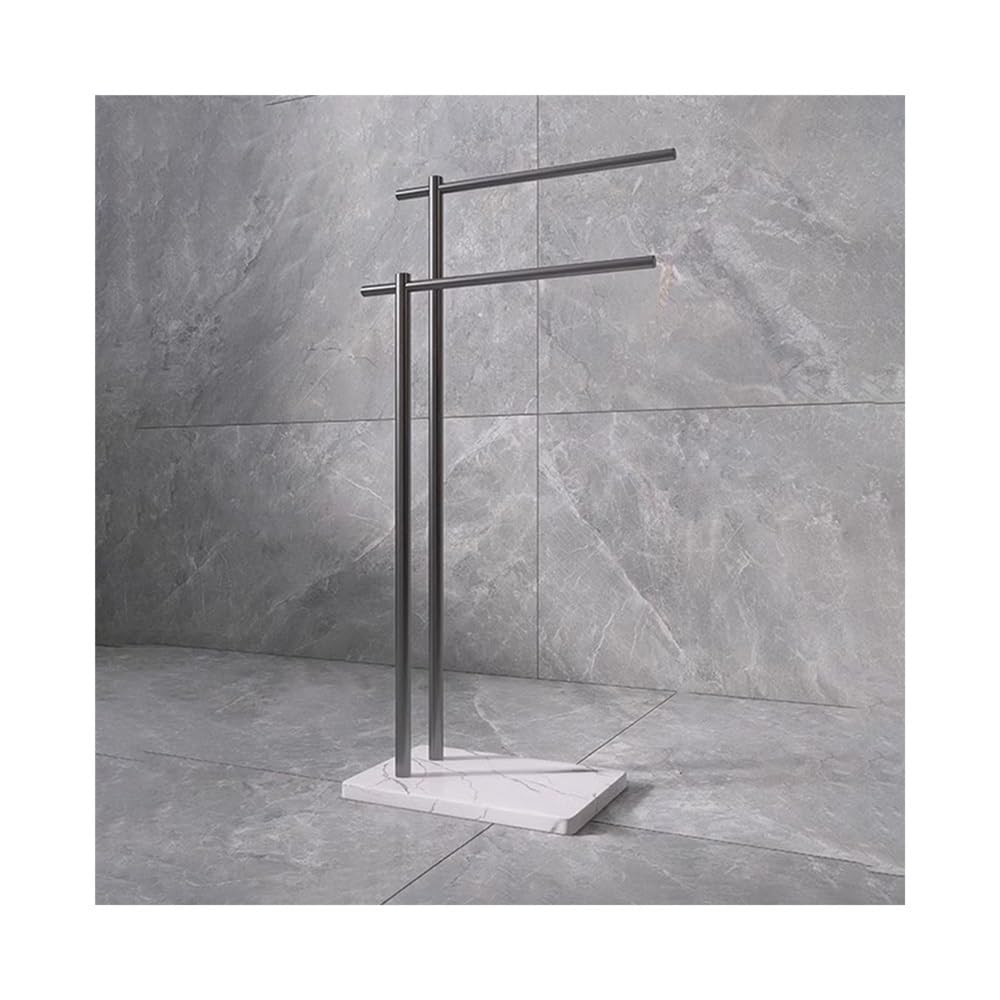 Towel Rack Bathroom Towel Rack Floor-standing Light Luxury Creative Marble Bathtub Storage Bar Free Standing Rail