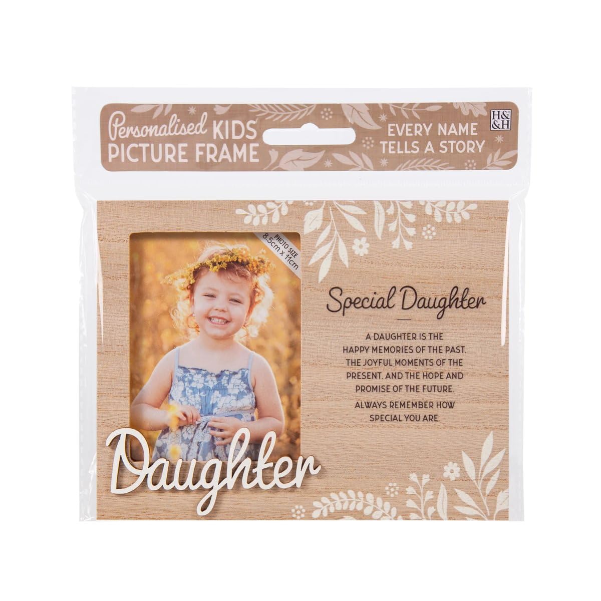 Personalised picture frames (Special Daughter), 10cm x 20cm