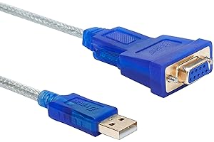DTECH USB to RS232 DB9 Female Serial Adapter Cable