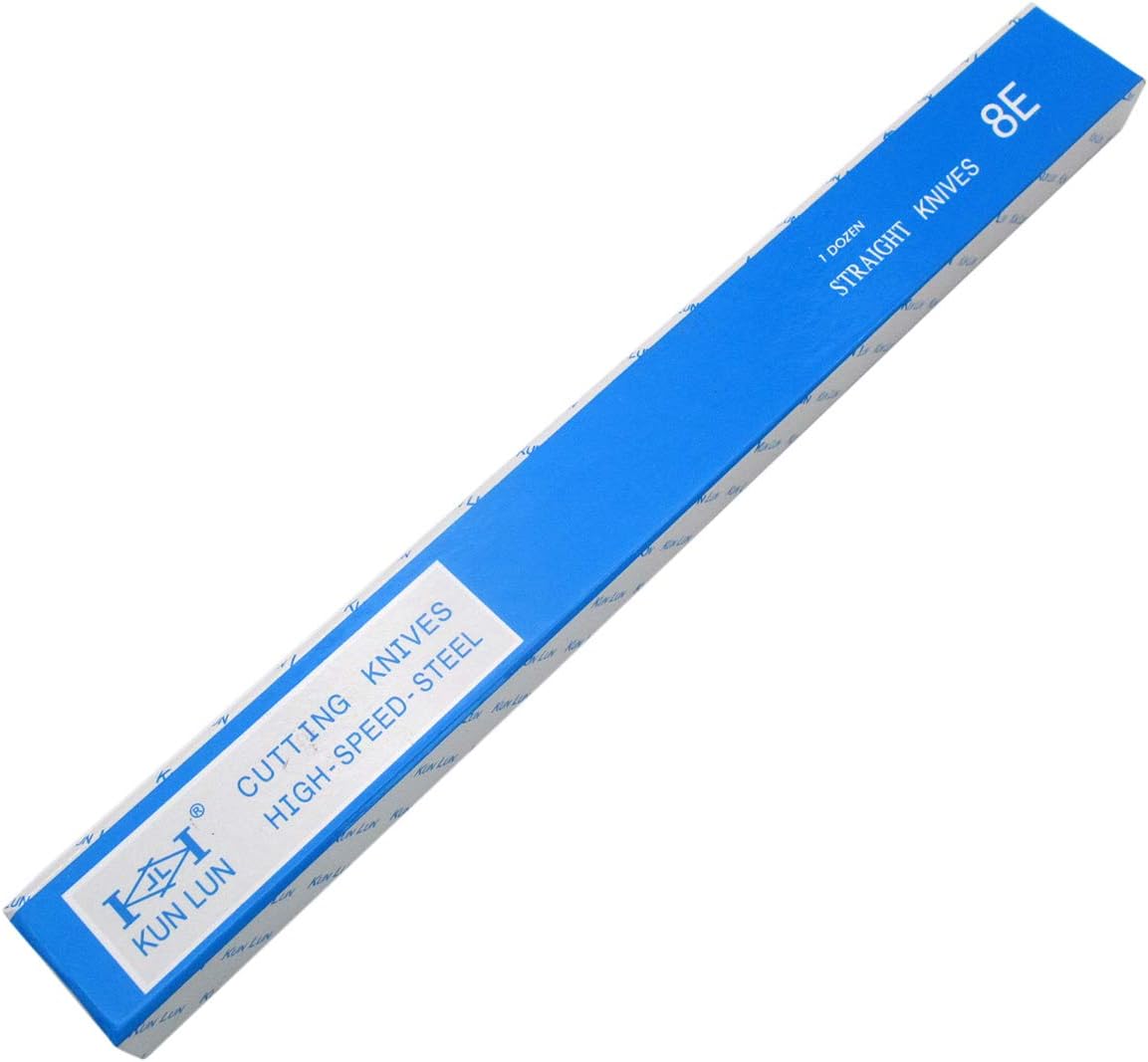 CKPSMS brand - Eastman Straight Cutting Machine 8" high speed steel Knife - 12 Pack #8E-KL-HSS