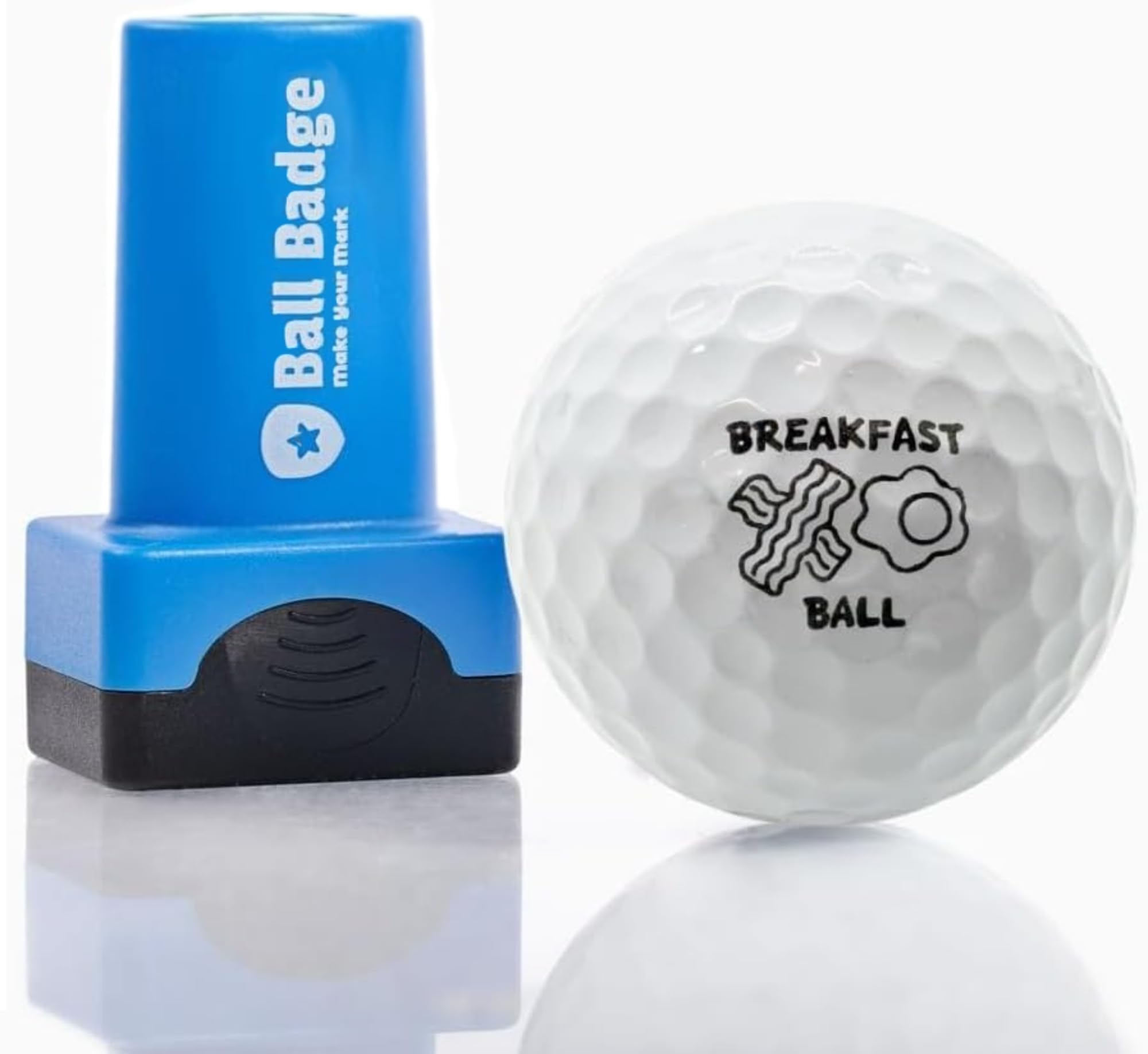 Odznaka z piłką golfową, samotuszująca się stempel do piłek golfowych, znacznik piłek golfowych, narzędzie do oznaczania piłek golfowych, wielokrotnego użytku stempel atramentowy do piłek
