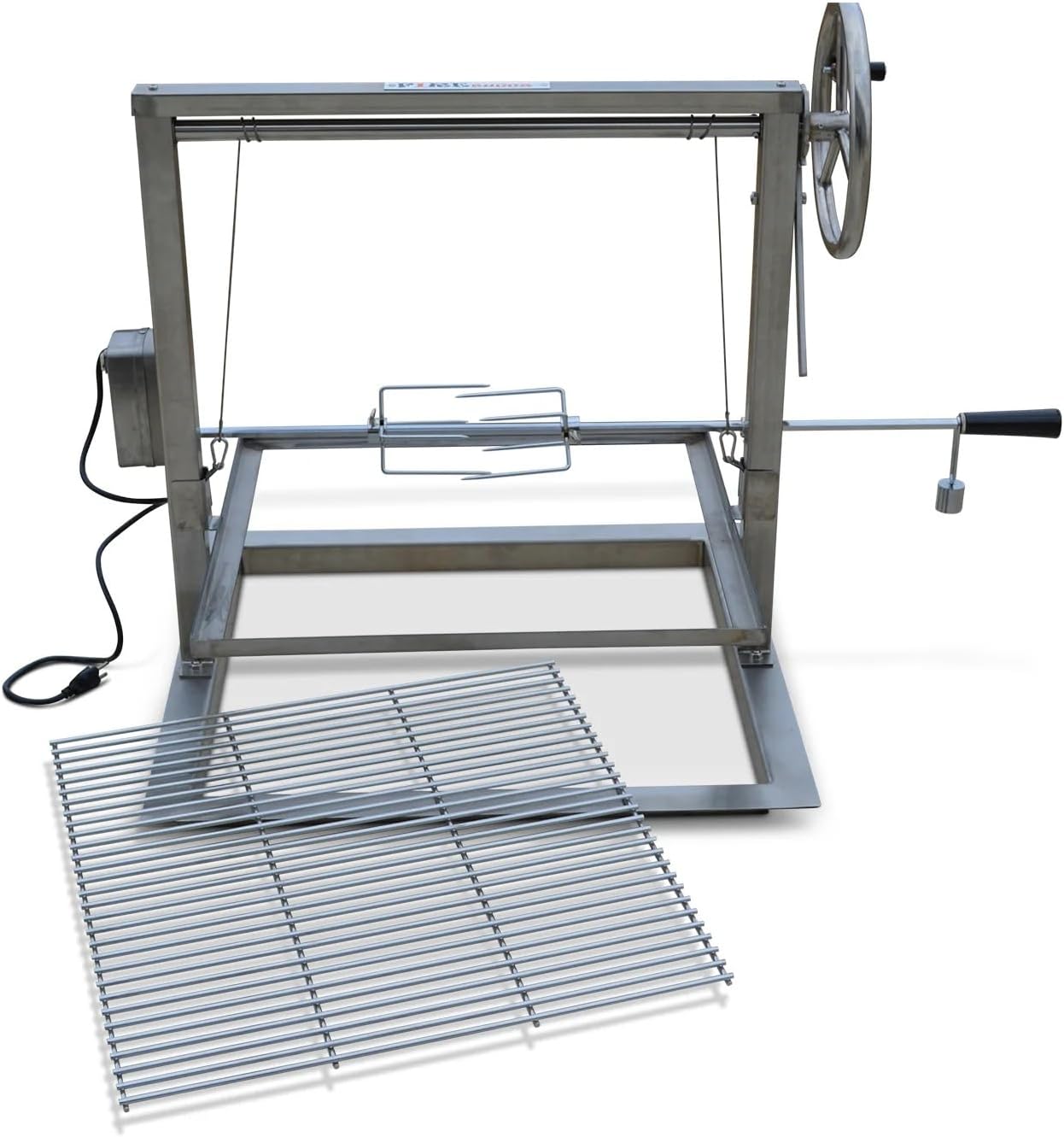 Stainless Steel Santa Maria Drop In Grill with Rotisserie Kit