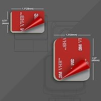Vista 4 de Cinta adhesiva de doble cara y película electrostática – Cinta de montaje VHB para cámara de salpicadero – Accesorio seguro y sin residuos