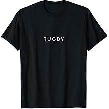 Rugby Funny Minimalist Text Team Player Coach T-Shirt