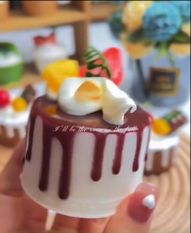 6PZ TORTA DI Simulazione Artificiale, Modello Realistico di Torta di 6PZ TORTA DI Simulazione Artificiale, Modello Realistico di Torta di