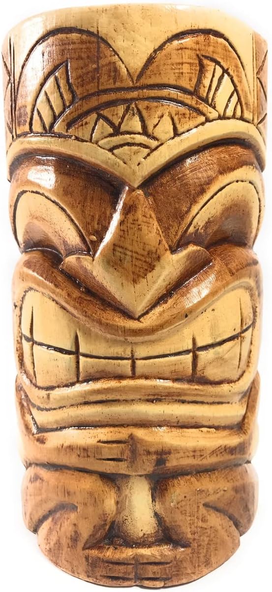 Money Tiki mask 8" - Hand Carved | #bds1202220
