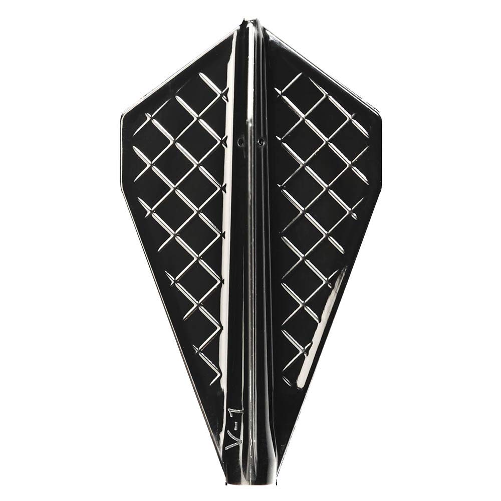 コスモダーツ(COSMO DARTS)Fit Flight Pro Dart Flights V-1 Black