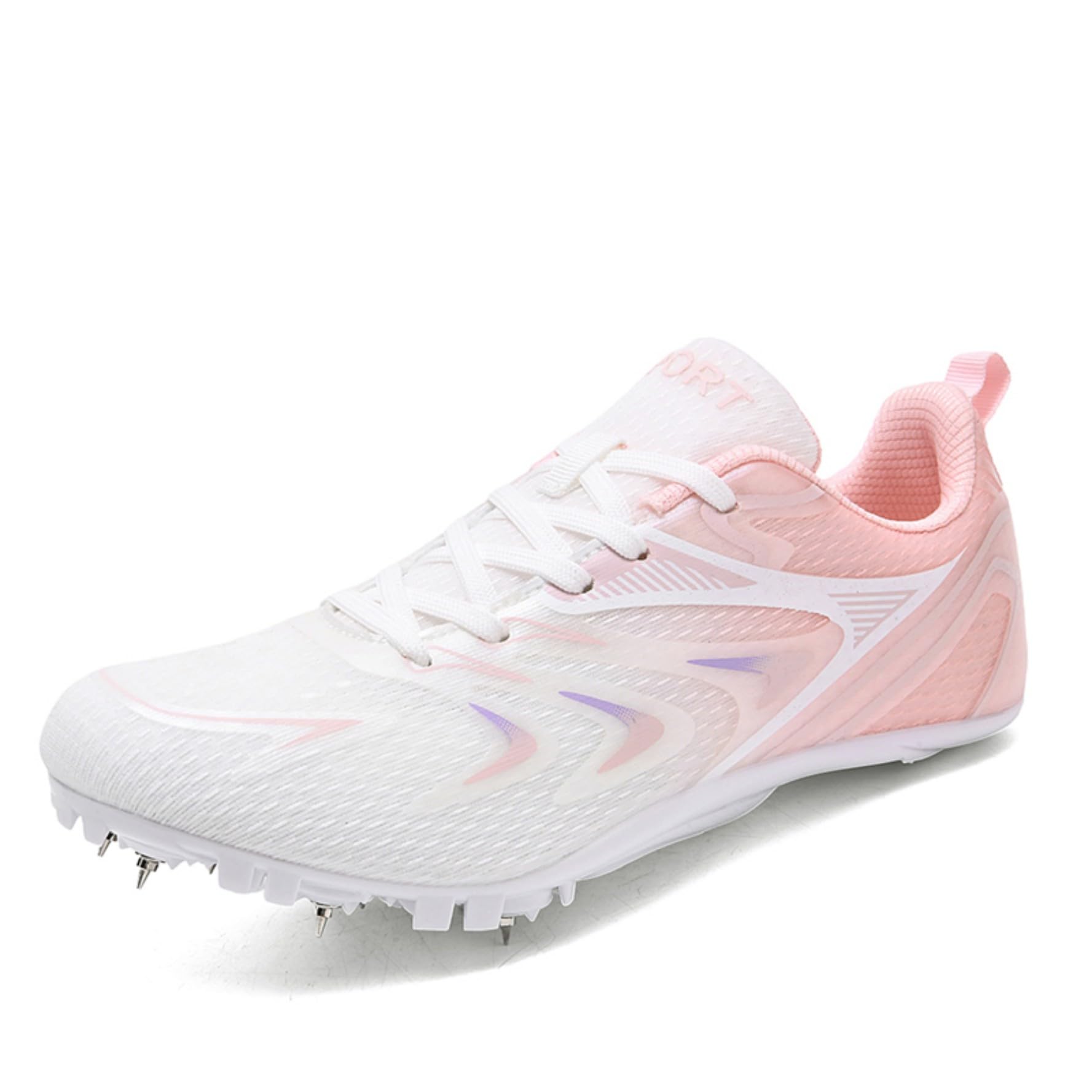 Leichtathletik Spike Schuhe Herren Jugendliche Anti-Rutsch Unisex Leichtathletik Schuhe Atmungsaktive Running Sneakers Sprint Jumping Race Training Schuhe